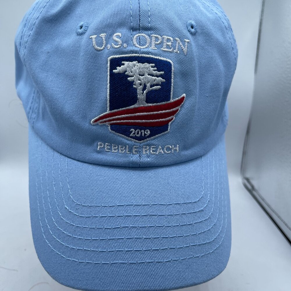 🏌️‍♂️ 2019 U.S. Open Pebble Beach Golf Hat - Light Blue - USGA Member Exclusive